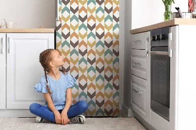 Magnetic fridge cover Retro-style patterns