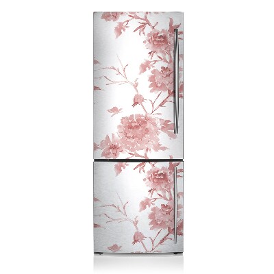 Magnetic fridge cover Pastel flowers