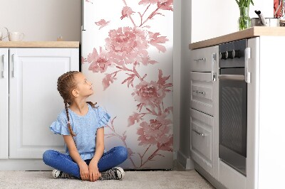 Magnetic fridge cover Pastel flowers