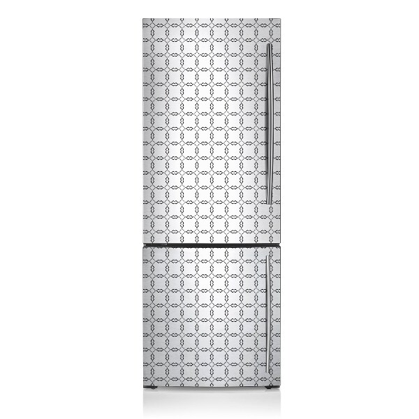 Magnetic fridge cover Mini circles bright pattern