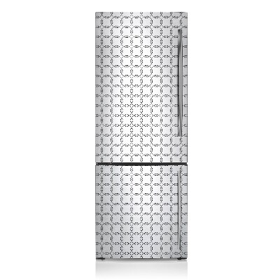 Magnetic fridge cover Mini circles bright pattern