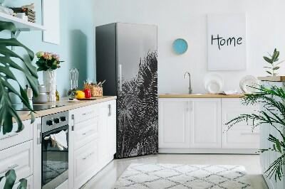 Magnetic fridge cover Palm leaves