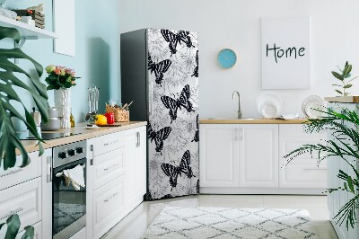 Decoration fridge cover Drawing butterflies