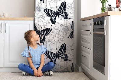 Decoration fridge cover Drawing butterflies