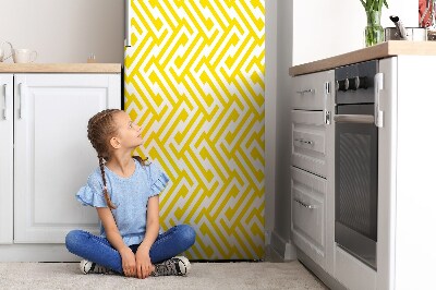 Magnetic fridge cover Yellow strap