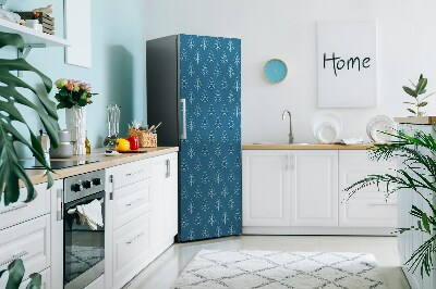 Decoration fridge cover Blue forest