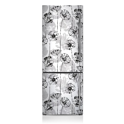 Magnetic fridge cover Glamor flowers