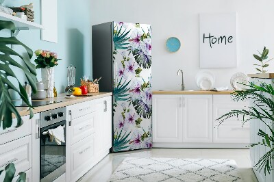 Decoration fridge cover Tropical nature