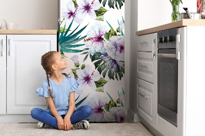 Decoration fridge cover Tropical nature