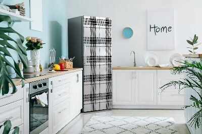 Magnetic fridge cover Gray kitchen pattern