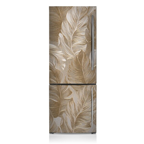 Magnetic fridge cover Golden leaves