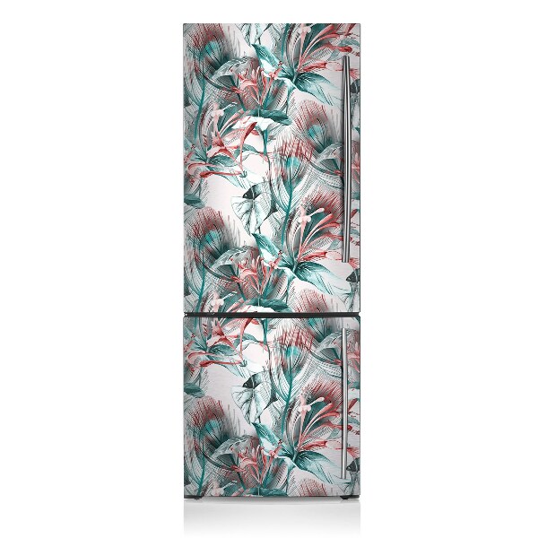 Decoration fridge cover Tropical drawing