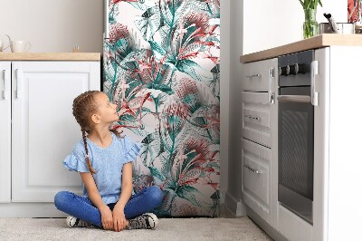 Decoration fridge cover Tropical drawing