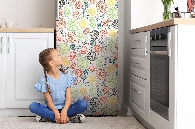 Decoration fridge cover Flowers and hearts