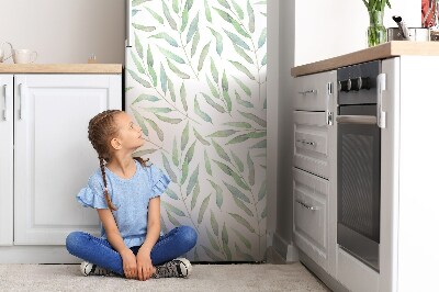 Magnetic fridge cover Delicate leaves