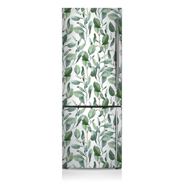 Magnetic fridge cover Eucalyptus leaves