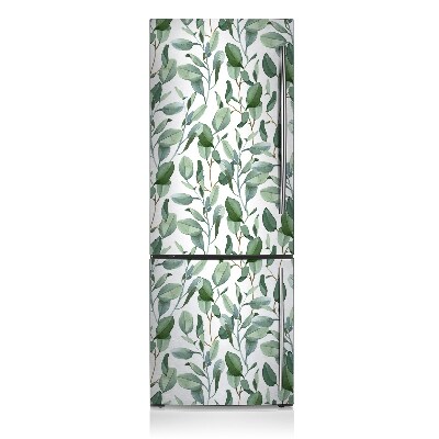 Magnetic fridge cover Eucalyptus leaves