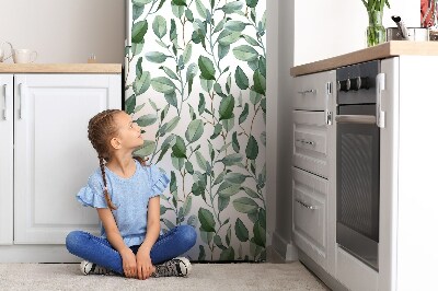 Magnetic fridge cover Eucalyptus leaves