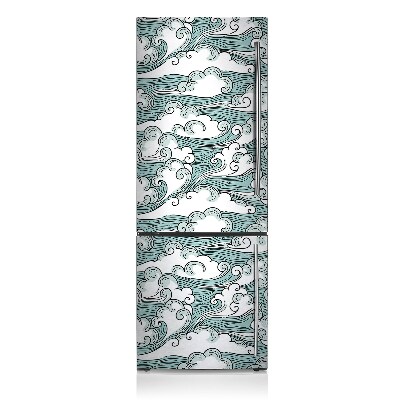 Magnetic fridge cover Winda sky