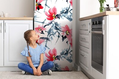 Decoration fridge cover Flower pattern