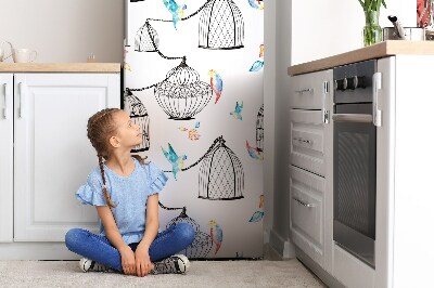 Decoration fridge cover Bird cage