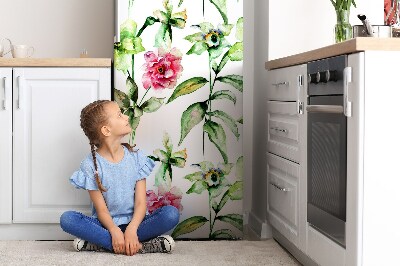 Magnetic fridge cover Spring flowers