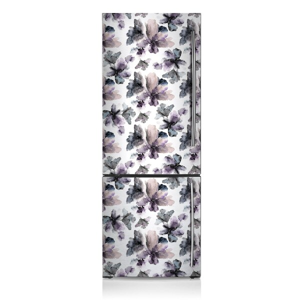 Magnetic fridge cover Dark flowers