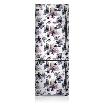 Magnetic fridge cover Dark flowers