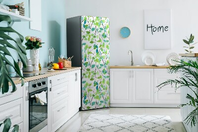 Decoration fridge cover Green branches