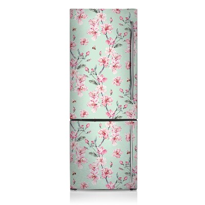 Magnetic fridge cover Cherry blossoms