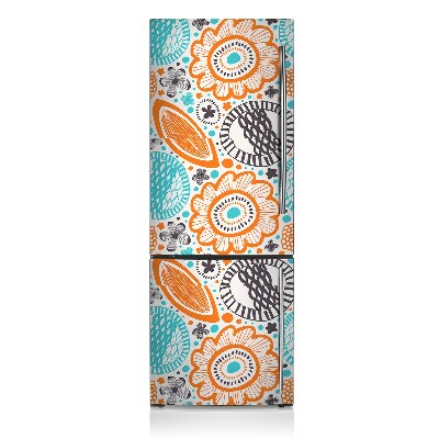 Decoration fridge cover Pastel flowers