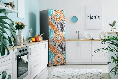 Decoration fridge cover Pastel flowers