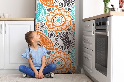 Decoration fridge cover Pastel flowers