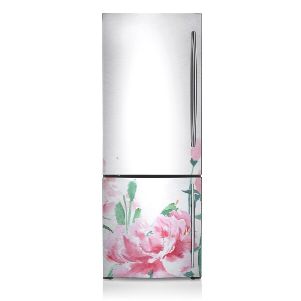 Decoration fridge cover Pink flowers