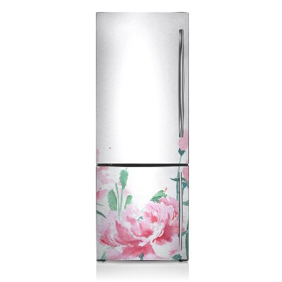 Decoration fridge cover Pink flowers