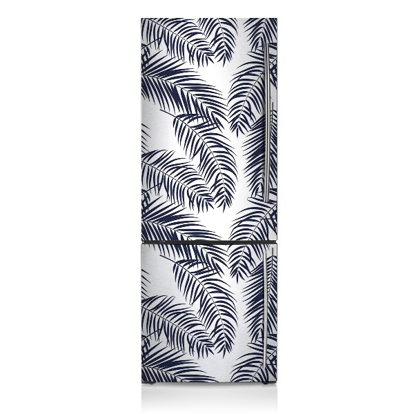 Magnetic fridge cover Tropical hand