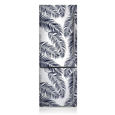 Magnetic fridge cover Tropical hand