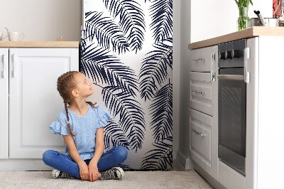 Magnetic fridge cover Tropical hand