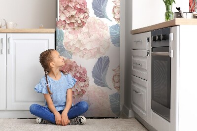 Magnetic fridge cover Hydrangea