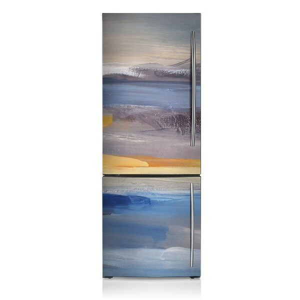 Magnetic fridge cover Painted sky