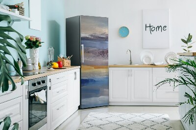 Magnetic fridge cover Painted sky