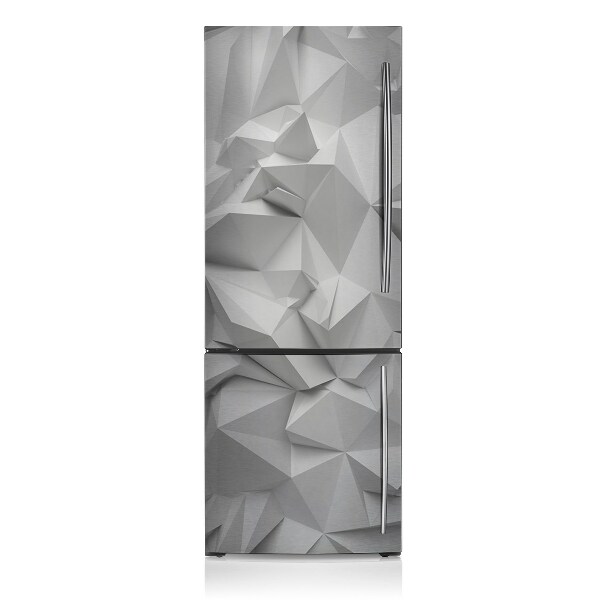 Magnetic fridge cover Abstract white