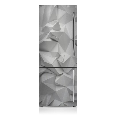 Magnetic fridge cover Abstract white