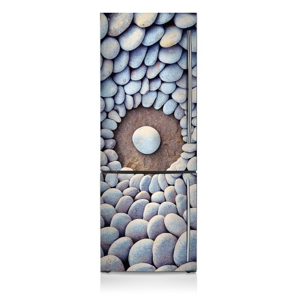 Magnetic fridge cover Circle of stones