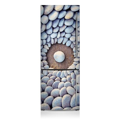 Magnetic fridge cover Circle of stones