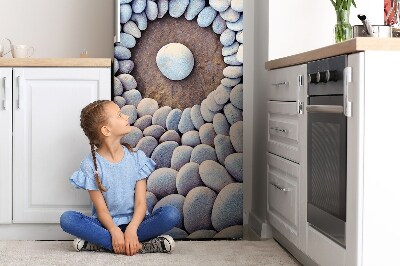 Magnetic fridge cover Circle of stones