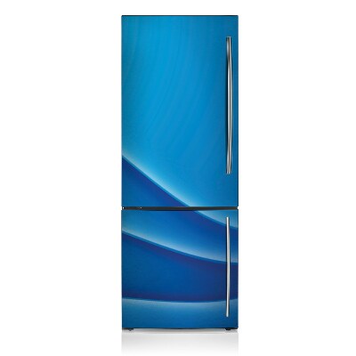 Magnetic fridge cover Abstract blue