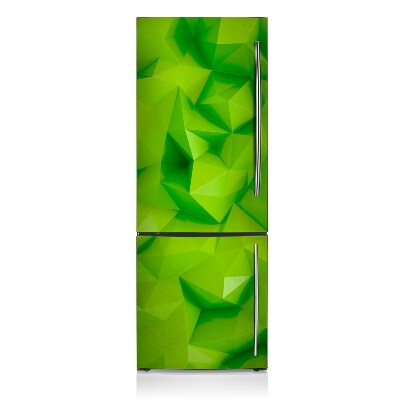 Magnetic fridge cover Abstract green