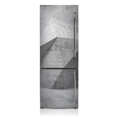 Magnetic fridge cover Abstract concrete