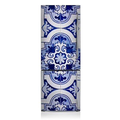 Magnetic fridge cover Blue plate